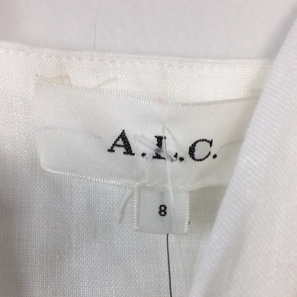 NWT A.L.C. Daniela Tie-Front Midi Dress - Picture 6 of 10